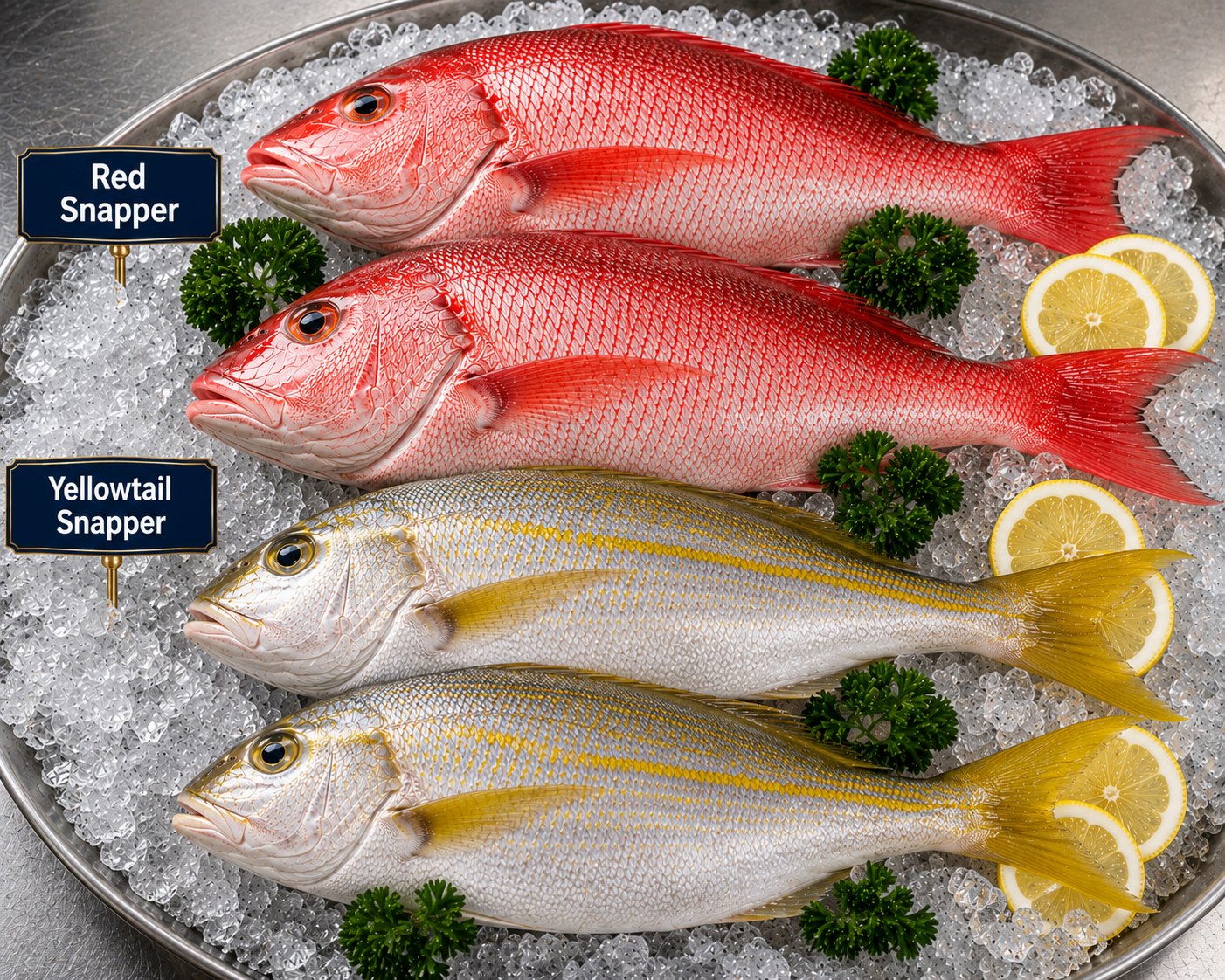 Red Snapper and Yellowtail Snapper